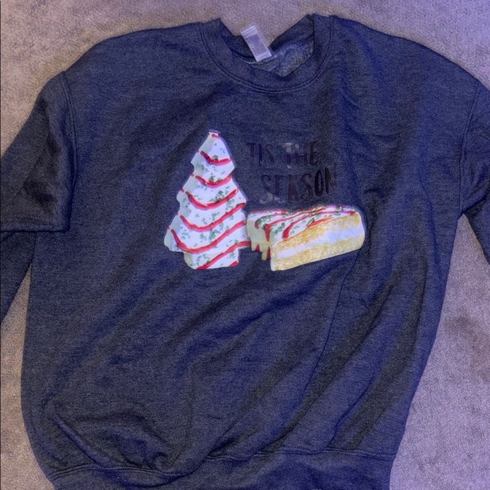 Kids Festive Gray Sweatshirt